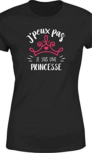 Gagzor.com - GIFs, Images Drôles et Vidéos Virales pour un Divertissement Inégalé | Gagzor.com T Shirt Femme Je suis Une Prin…