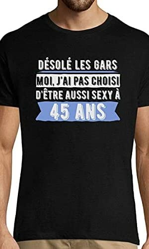 Gagzor.com - GIFs, Images Drôles et Vidéos Virales pour un Divertissement Inégalé | Gagzor.com 45 Ans Anniversaire | Tshirt H…