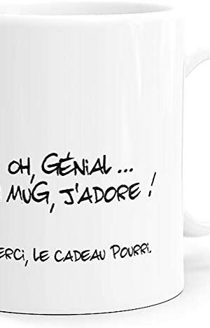 Gagzor.com - GIFs, Images Drôles et Vidéos Virales pour un Divertissement Inégalé | Gagzor.com Mug Humour Génial Merci le Cad…
