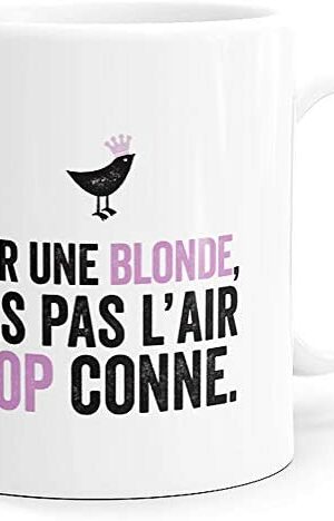 Gagzor.com - GIFs, Images Drôles et Vidéos Virales pour un Divertissement Inégalé | Gagzor.com Mug Humour Blonde Tasse Messag…